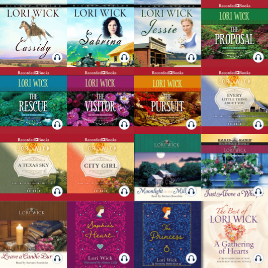 Tucker Mills Trilogy Series & more by Lori Wick ~ 16 MP3 AUDIOBOOK COLLECTION