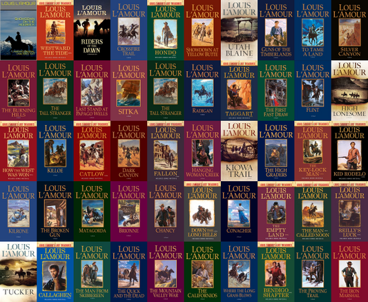 Western Collections by Louis L'Amour 1950-1979 ~ 50 MP3 AUDIOBOOK COLLECTION