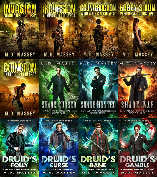 THEM Series & more by M.D. Massey ~ 12 MP3 AUDIOBOOK COLLECTION
