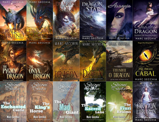 Dragonfriend Series & more by Marc Secchia ~ 17 MP3 AUDIOBOOK COLLECTION