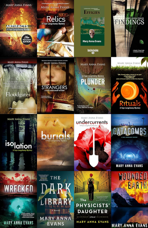 Faye Longchamp Series & more by Mary Anna Evans ~ 16 MP3 AUDIOBOOK COLLECTION