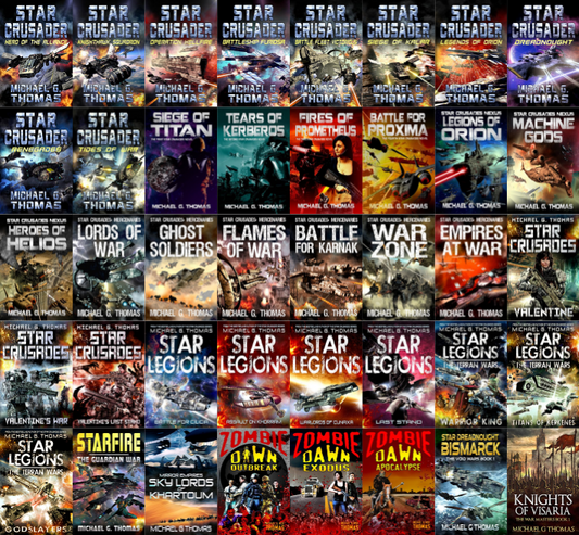 Star Crusader Series & more by Michael G. Thomas ~ 44 MP3 AUDIOBOOK COLLECTION
