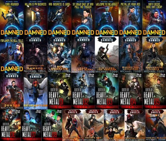 Protected By The Damned Series & more by Michael Todd ~ 29 MP3 AUDIOBOOK COLLECTION