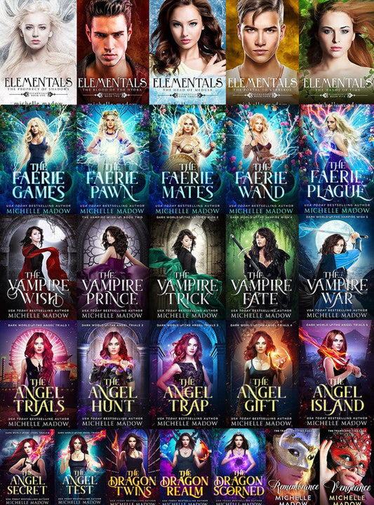 Elementals Series & more by Michelle Madow ~ 27 MP3 AUDIOBOOK COLLECTION