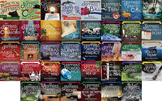 The Mrs Jeffries Series by Emily Brightwell ~ 40 MP3 AUDIOBOOK COLLECTION