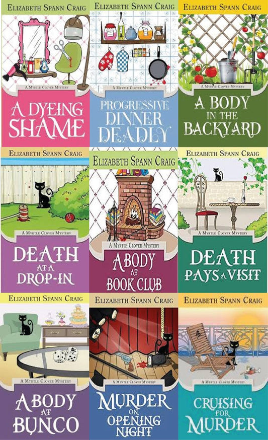 The Myrtle Clover Series by Elizabeth Spann Craig ~ 9 MP3 AUDIOBOOK COLLECTION