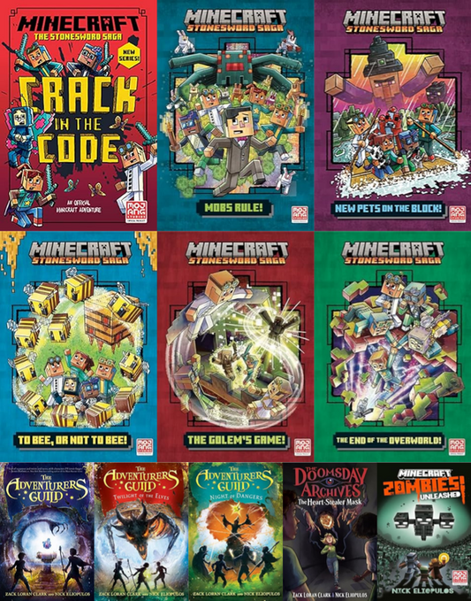 Minecraft Stonesword Series & more by Nick Eliopulos ~ 11 MP3 AUDIOBOOK COLLECTION
