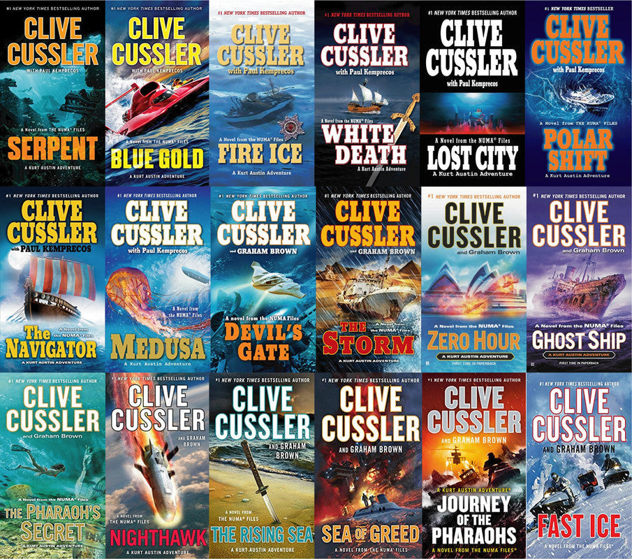 The Numa Files by Clive Cussler ~ 18 MP3 AUDIOBOOK COLLECTION