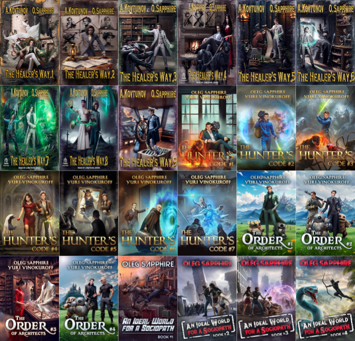 The Healer’s Way Series & more by Oleg Sapphire ~ 24 MP3 AUDIOBOOK COLLECTION