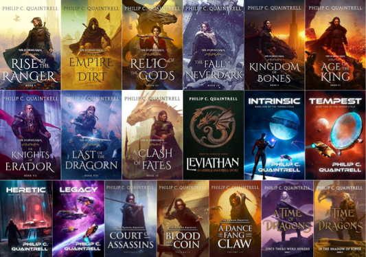 The Echoes Saga Series & more by Philip C. Quaintrell ~ 19 MP3 AUDIOBOOK COLLECTION