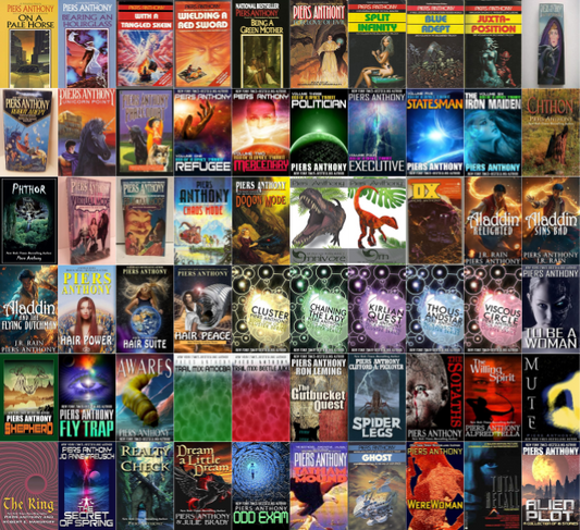 Incarnations of Immortality Series & more by Piers Anthony ~ 61 MP3 AUDIOBOOK COLLECTION