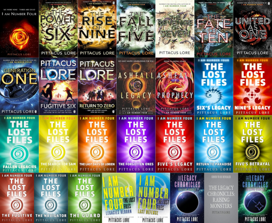 Lorien Legacies Series & more by Pittacus Lore ~ 30 MP3 AUDIOBOOK COLLECTION