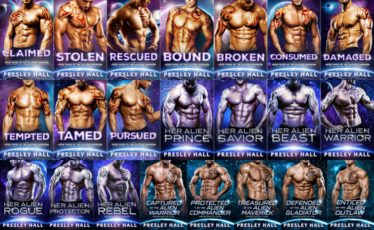 Fated Mates of the Kalixian Warriors Series & more by Presley Hall ~ 22 MP3 AUDIOBOOK COLLECTION
