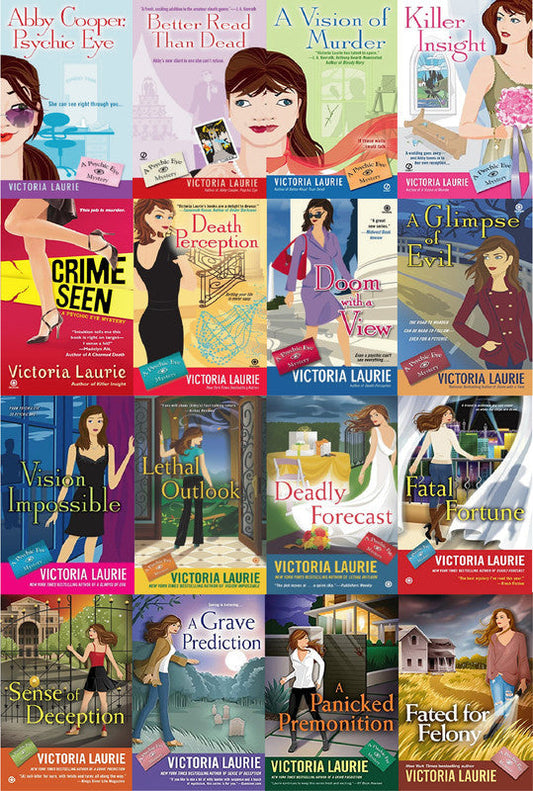 The Psychic Eye Mystery Series by Victoria Laurie ~ 16 MP3 AUDIOBOOK COLLECTION
