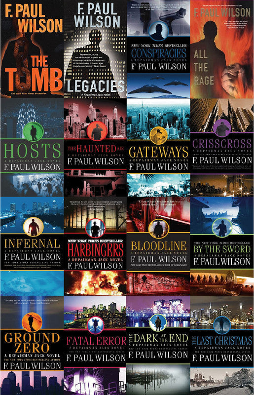 The Repairman Jack Series by F. Paul Wilson ~ 16 MP3 AUDIOBOOK COLLECTION