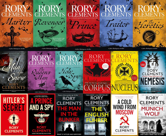 John Shakespeare Series & more by Rory Clements ~ 17 E-BOOK COLLECTION