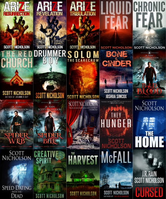 Arize Series & more by Scott Nicholson ~ 20 MP3 AUDIOBOOK COLLECTION