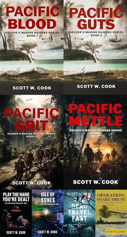 Decker's Marine Raiders & more by Scott W Cook ~ 8 MP3 AUDIOBOOK COLLECTION