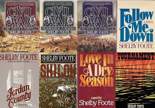 The Civil War Series & more by Shelby Foote ~ 8 MP3 AUDIOBOOK COLLECTION