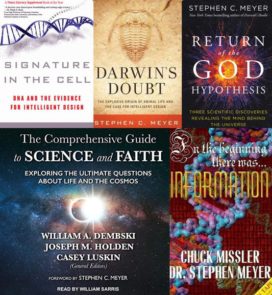 Stephen Meyer ~  5 MP3 AUDIOBOOK COLLECTION