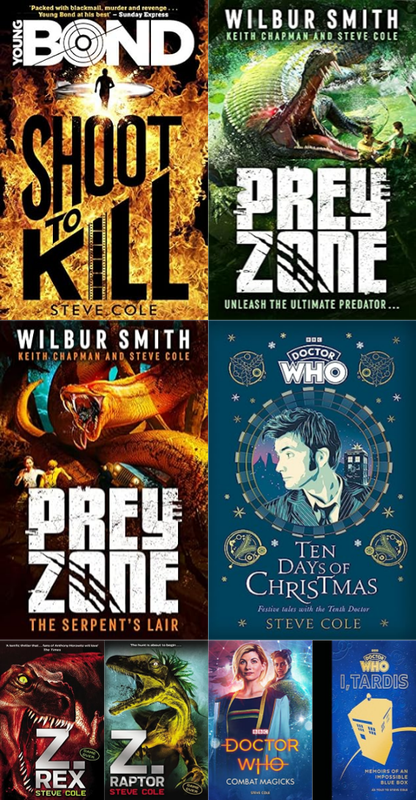 Young Bond Series & more by Steve Cole ~ 8 MP3 AUDIOBOOK COLLECTION