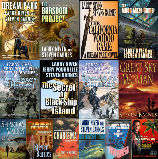 Dream Park Series & more by Steven Barnes ~ 14 MP3 AUDIOBOOK COLLECTION