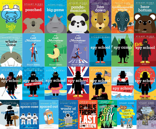 Fun Jungle Series & more by Stuart Gibbs ~ 29 MP3 AUDIOBOOK COLLECTION