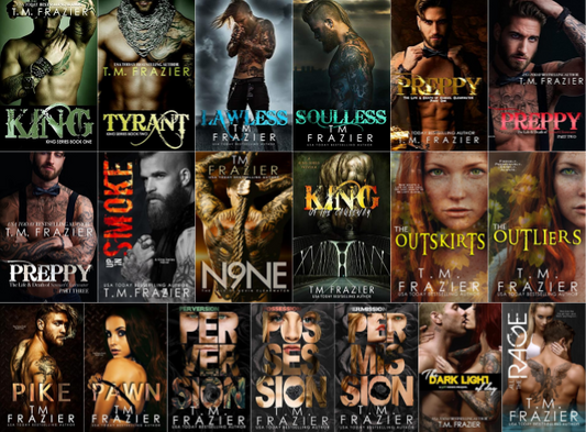 King Series & more by T.M. Frazier ~ 21 MP3 AUDIOBOOK COLLECTION