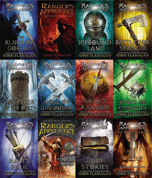 The Ranger's Apprentice by John Flanagan ~ 12 MP3 AUDIOBOOK COLLECTION