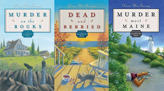 The Gray Whale Inn Series by Karen MacInerney ~ 3 MP3 AUDIOBOOK COLLECTION