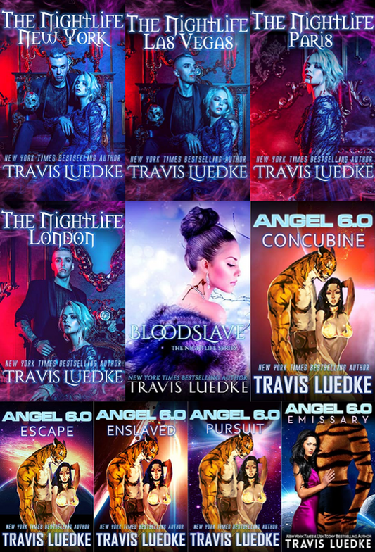The Nightlife Series & more by Travis Luedke ~ 10 MP3 AUDIOBOOK COLLECTION