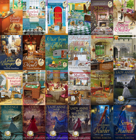 Vintage Kitchen Mystery Series & more by Victoria Hamilton ~ 24 MP3 AUDIOBOOK COLLECTION