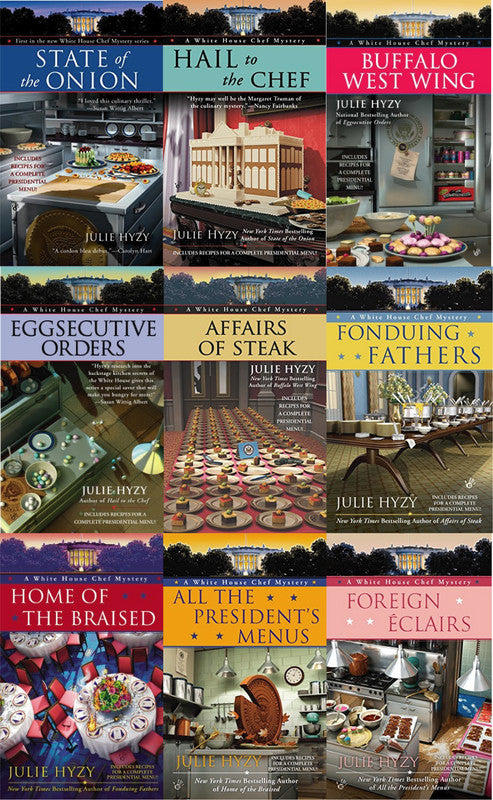 The White House Chef Mystery Series by Julie Hyzy ~ 9 MP3 AUDIOBOOK COLLECTION