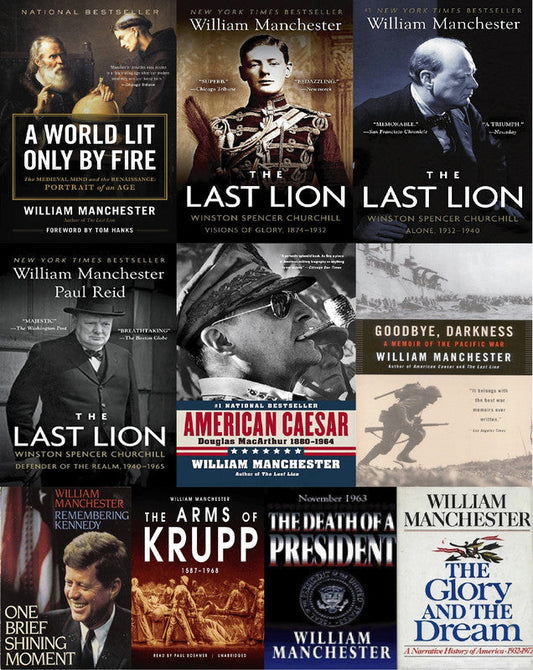 William Manchester ~ 10 MP3 AUDIOBOOK COLLECTION