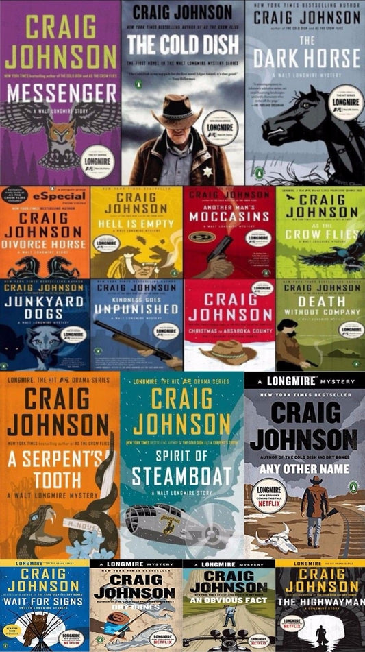 The Walt Longmire Series by Craig Johnson ~ 27 MP3 AUDIOBOOK COLLECTION