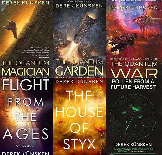 The Quantum Evolution Series & more Derek Kunsken ~ 24 MP3 AUDIOBOOK COLLECTION