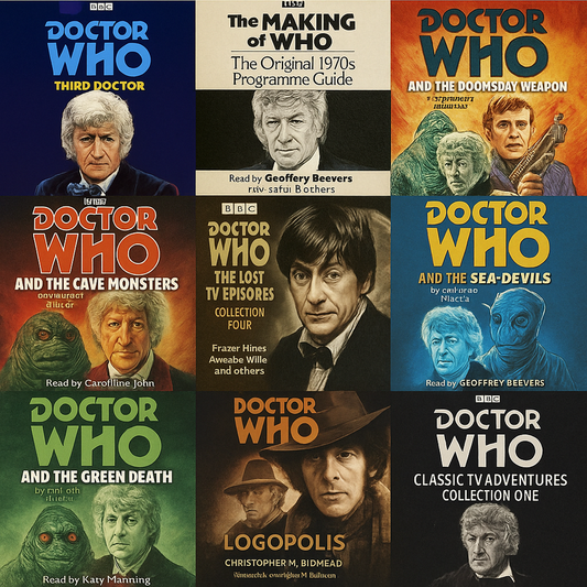 Doctor Who: The Malcolm Hulke Collection ~ 12 MP3 AUDIOBOOK COLLECTION