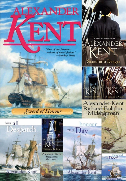 The Richard Bolitho Series by Alexander Kent ~ 27 MP3 AUDIOBOOK COLLECTION